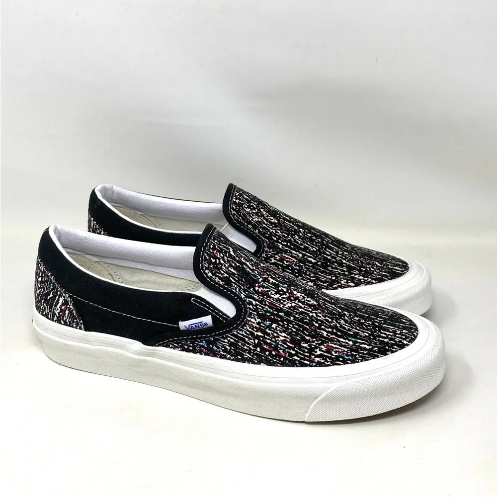 💖MEGA SALE💖VANS CLASSIC SLIP-ON 9 Canvas Black Men’s Sneakers VN0A3JEX9IE - Picture 1 of 11